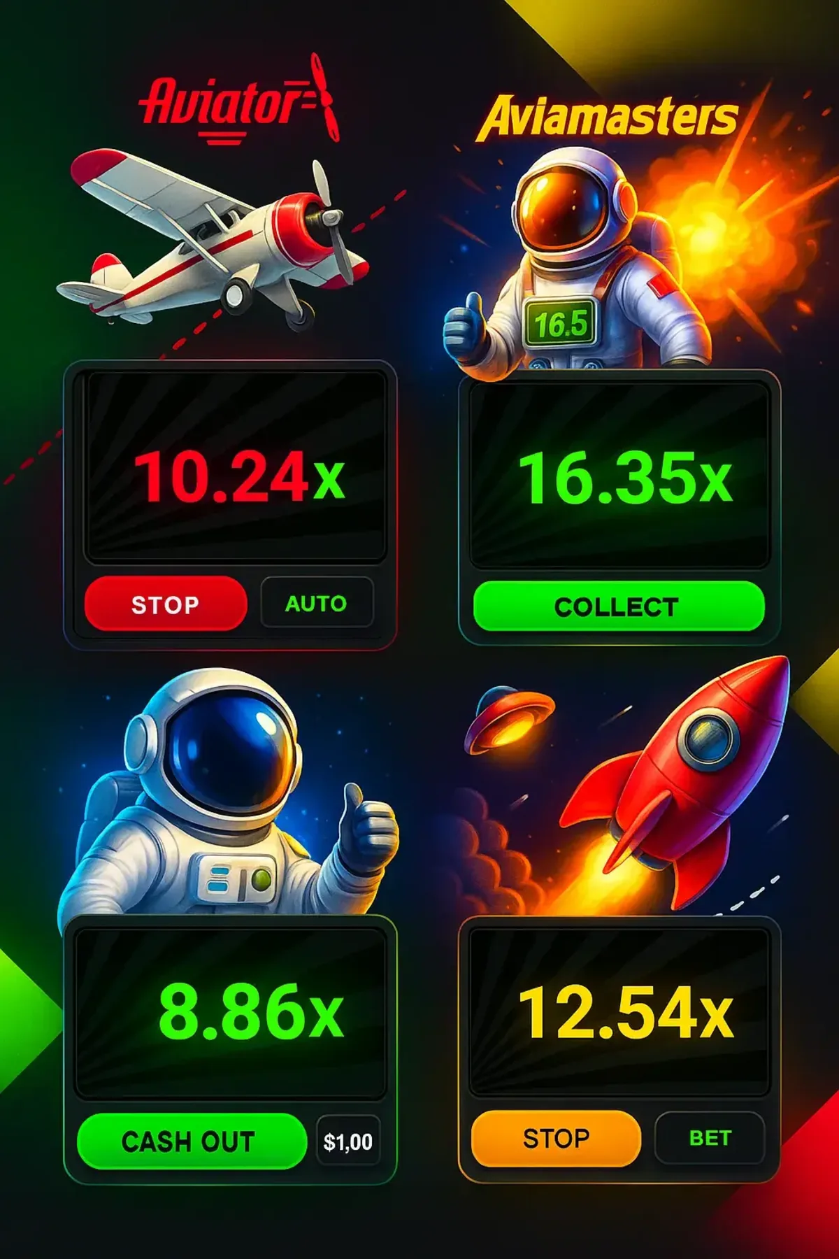 Mummys Gold Aviator Crash Game - Watch the plane take off and cash out before it crashes
